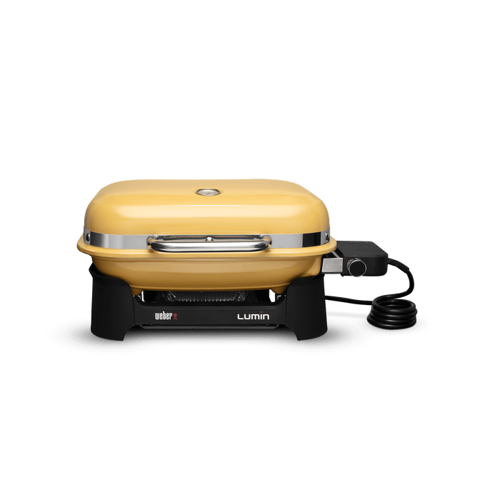 Weber Weber Lumin Compact Electric Grill Golden Yellow / Electric 91280901 Portable Electric Grill 077924196270