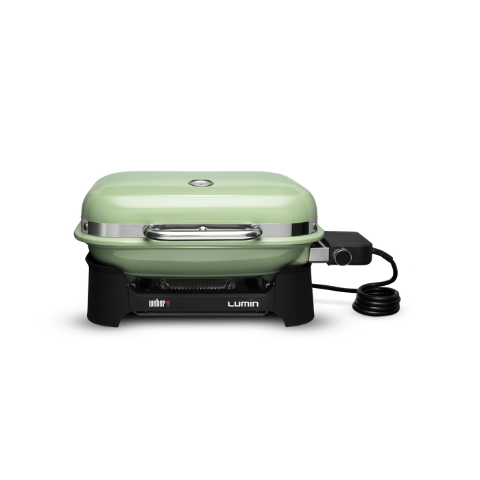 Weber Weber Lumin Compact Electric Grill Seafoam Green / Electric 91070901 Portable Electric Grill 077924196232