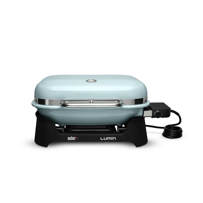 Weber Weber Lumin Electric Grill Ice Blue / Electric 92400901 Portable BBQ 077924196225