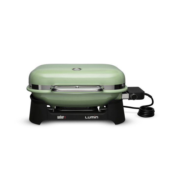 Weber Weber Lumin Electric Grill Seafoam Green / Electric 92070901 Portable BBQ 077924196249