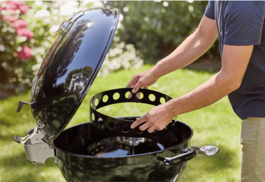 Weber Weber Master-Touch Premium Charcoal Grill 22" Black / Charcoal 17301001 Freestanding Charcoal Grill 077924155833