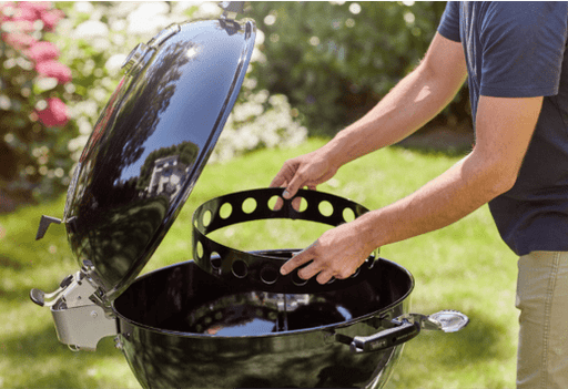 Weber Weber Master-Touch Premium Charcoal Grill 22" Black / Charcoal 17301001 Freestanding Charcoal Grill 077924155833