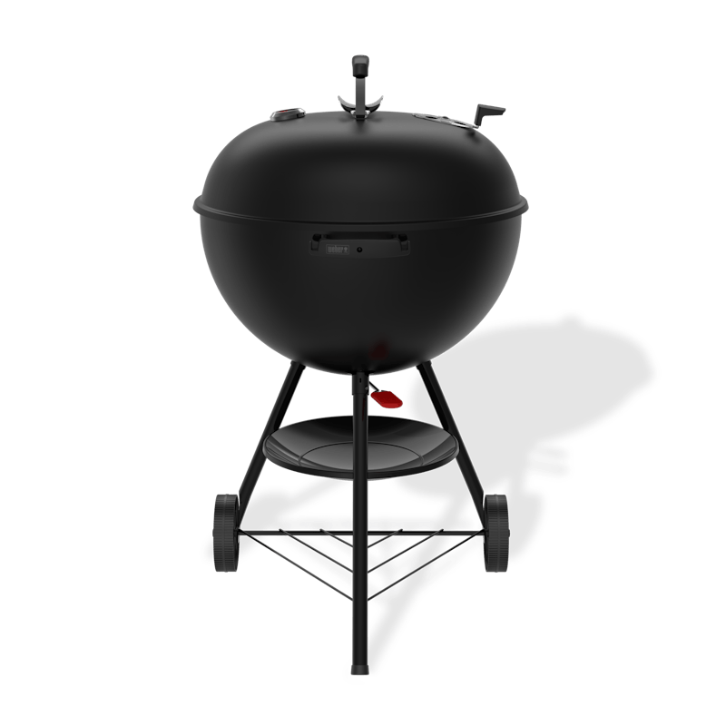 Weber Weber Original 22" Kettle Charcoal Grill Stealth Edition Charcoal / Black 1501278 Freestanding Charcoal Grill 077924898570