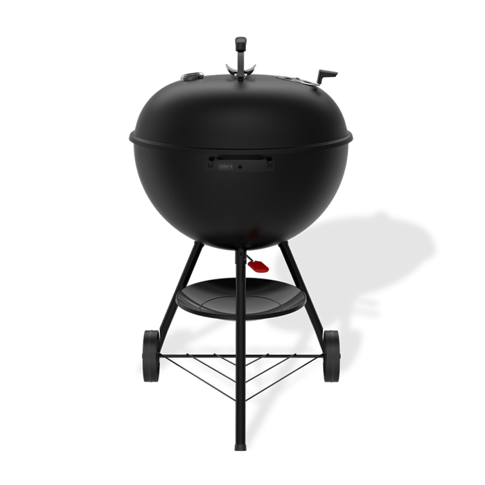 Weber Weber Original 22" Kettle Charcoal Grill Stealth Edition Charcoal / Black 1501278 Freestanding Charcoal Grill 077924898570