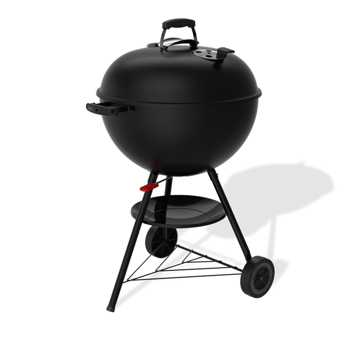 Weber Weber Original 22" Kettle Charcoal Grill Stealth Edition Charcoal / Black 1501278 Freestanding Charcoal Grill 077924898570