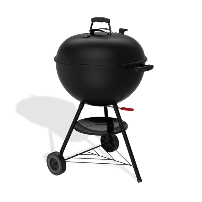 Weber Weber Original 22" Kettle Charcoal Grill Stealth Edition Charcoal / Black 1501278 Freestanding Charcoal Grill 077924898570