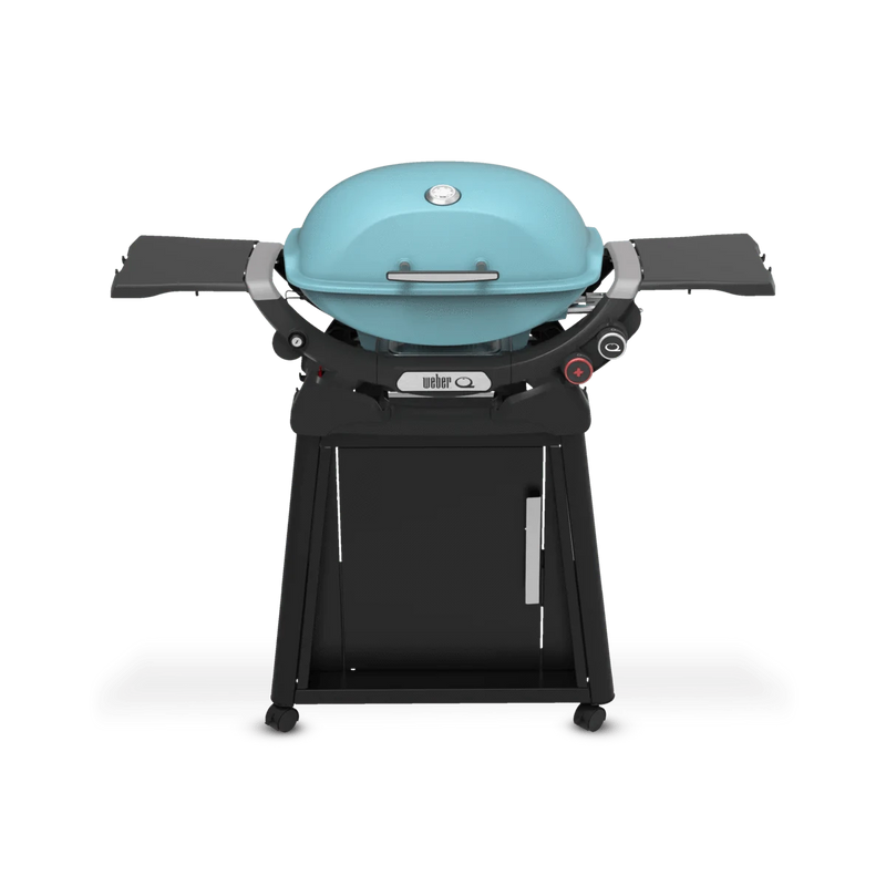 Weber Weber Q 2800N+ Gas Grill with Stand Sky Blue 1500394 Portable Gas Grill 077924996092
