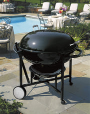 Weber Weber Ranch Kettle Charcoal Grill 37" Charcoal / Black 60020 Freestanding Charcoal Grill 077924024177