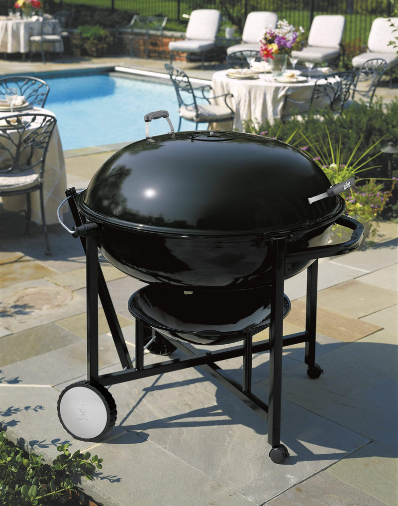 Weber Weber Ranch Kettle Charcoal Grill 37" Charcoal / Black 60020 Freestanding Charcoal Grill 077924024177