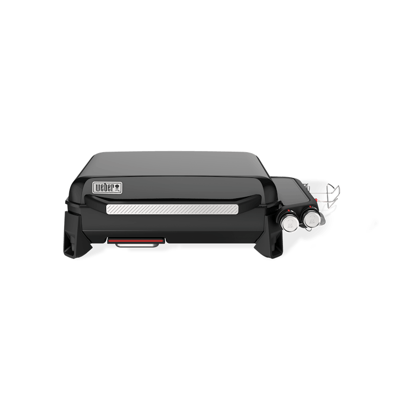 Weber Weber Slate 17" Table Top Rust-Resistant Griddle Propane / Black 1500531 Portable Gas Griddle 077924999550