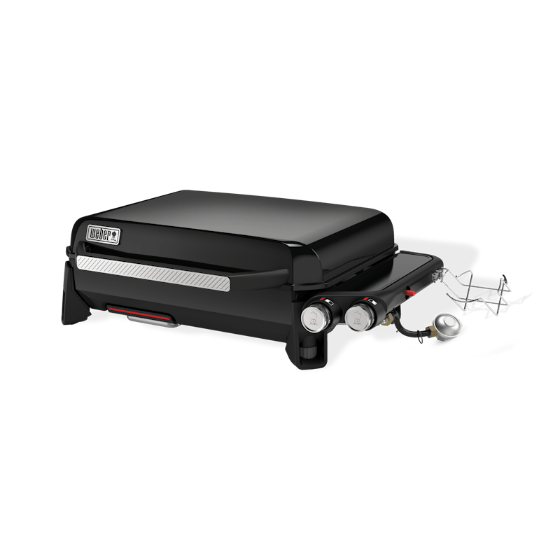 Weber Weber Slate 17" Table Top Rust-Resistant Griddle Propane / Black 1500531 Portable Gas Griddle 077924999550