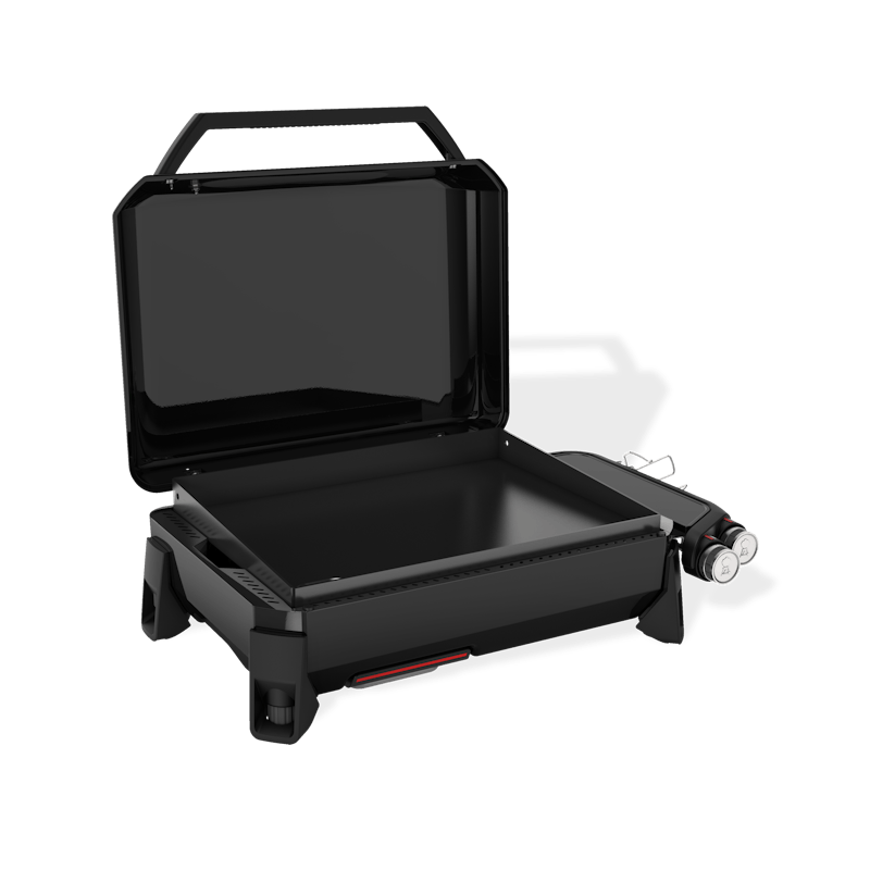 Weber Weber Slate 17" Table Top Rust-Resistant Griddle Propane / Black 1500531 Portable Gas Griddle 077924999550