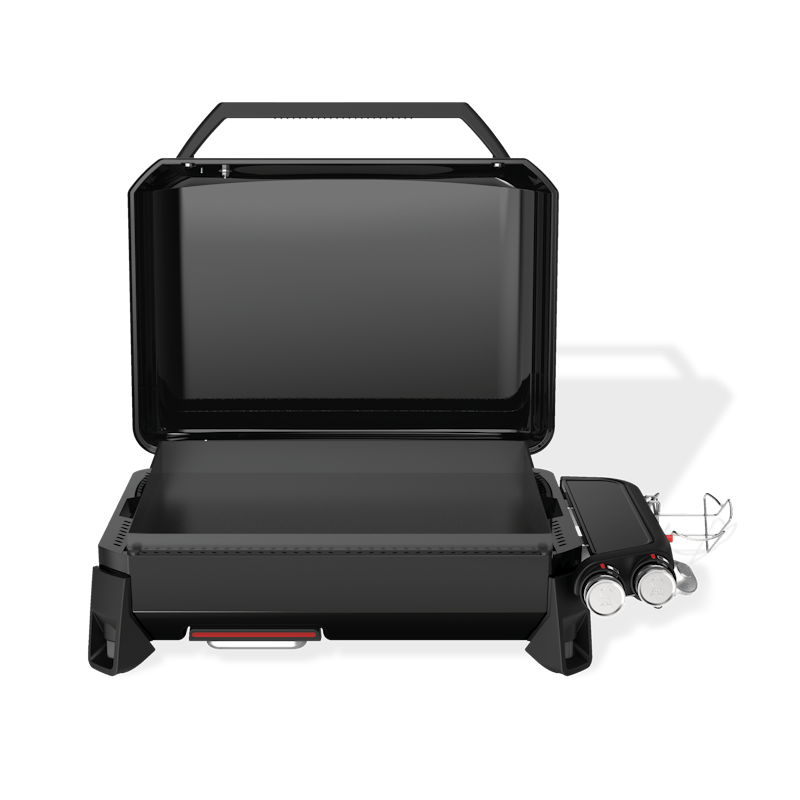 Weber Weber Slate 17" Table Top Rust-Resistant Griddle Propane / Black 1500531 Portable Gas Griddle 077924999550