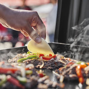 Weber Weber Slate 17" Table Top Rust-Resistant Griddle Propane / Black 1500531 Portable Gas Griddle 077924999550