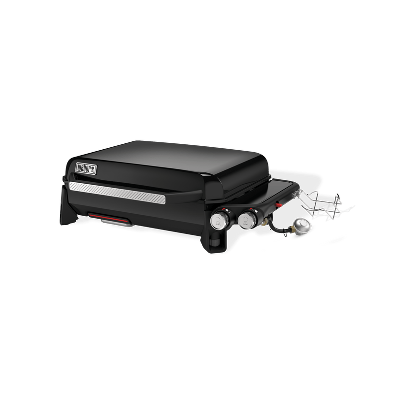 Weber Weber Slate 22" Table Top Rust-Resistant Griddle Propane / Black 1500532 Portable Gas Griddle 077924999666