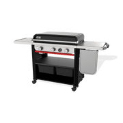 Weber Weber Slate 30" Rust-Resistant Griddle with Extendable Side Table Freestanding Gas Griddle