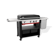 Weber Weber Slate 30" Rust-Resistant Griddle with Extendable Side Table Freestanding Gas Griddle