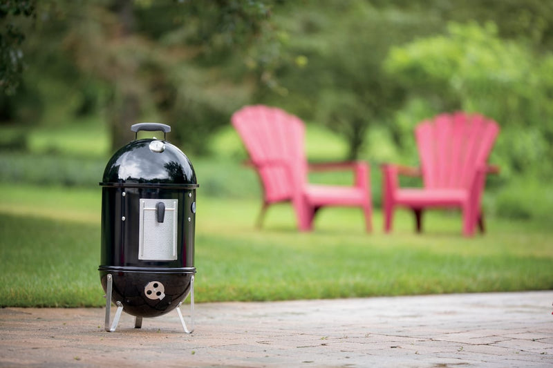 Weber Weber Smokey Mountain Cooker 14" Smoker Charcoal / Black 711001 Freestanding Charcoal Smoker 077924021206