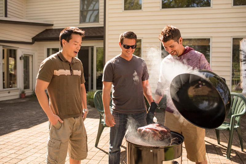 Weber Weber Smokey Mountain Cooker 18" Smoker Black / Charcoal 721001 Freestanding Charcoal Smoker 077924081576