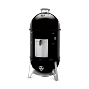 Weber Weber Smokey Mountain Cooker 18" Smoker Black / Charcoal 721001 Freestanding Charcoal Smoker 077924081576