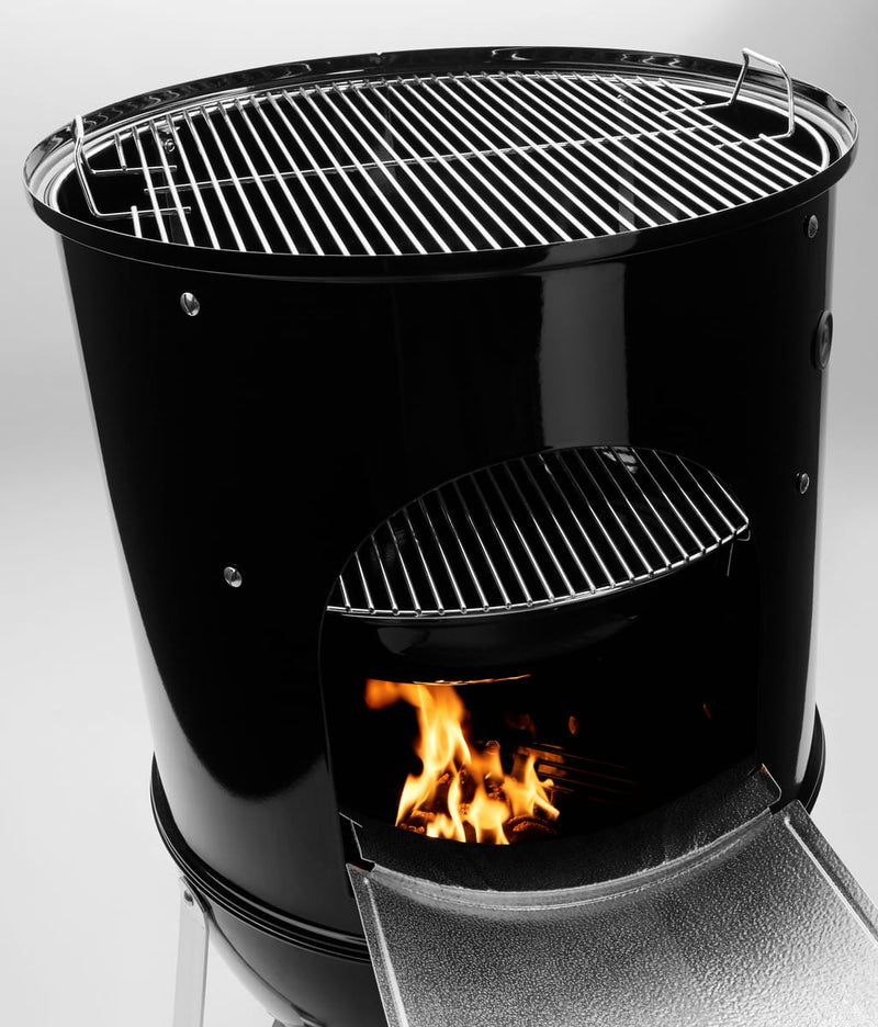 Weber Weber Smokey Mountain Cooker 22" Smoker Black / Charcoal 731001 Freestanding Charcoal Smoker 077924081484