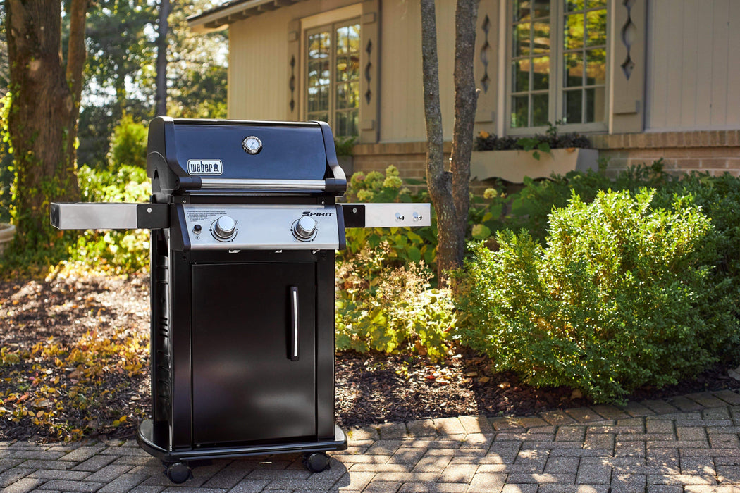 Weber Weber Spirit E-215 2-Burner BBQ in Black with Cast-Iron Cooking Grates Freestanding Gas Grill