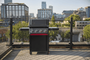 Weber Weber Spirit EP-425 4-Burner Gas Grill Stealth Edition with Sear Zone Freestanding Gas Grill