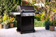 Weber Weber Spirit EX-315 Smart 3-Burner BBQ in Black with Cast-Iron Cooking Grates Freestanding Gas Grill