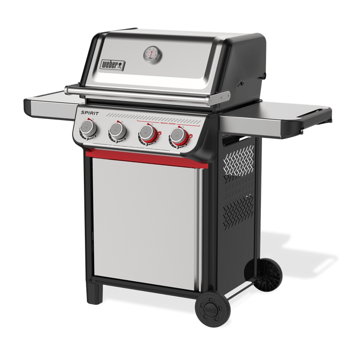 Weber Weber Spirit S-425 4-Burner Gas Grill in Stainless Steel with Sear Zone Freestanding Gas Grill