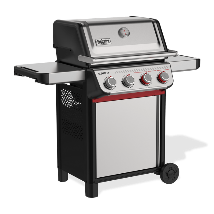 Weber Weber Spirit S-425 4-Burner Gas Grill in Stainless Steel with Sear Zone Freestanding Gas Grill