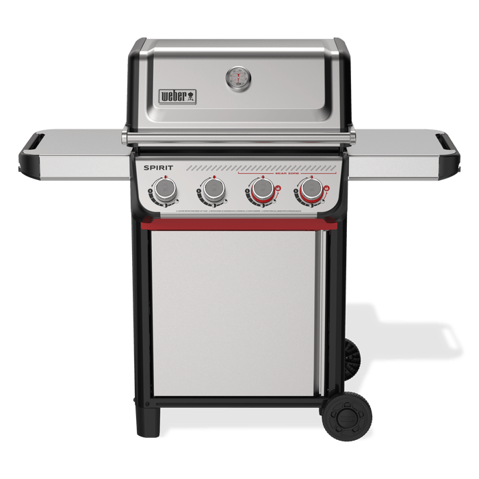 Weber Weber Spirit S-425 4-Burner Gas Grill in Stainless Steel with Sear Zone Freestanding Gas Grill