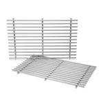 Weber Stainless Steel Cooking Grate Set For Summit 400 with Smoker Box