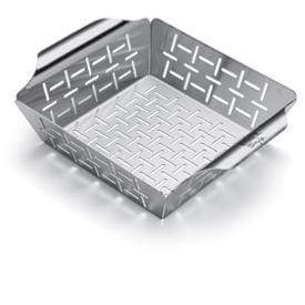 Weber Weber Style Small Stainless Steel Vegetable Basket 6481 Accessory Grill Basket & Topper 077924011122