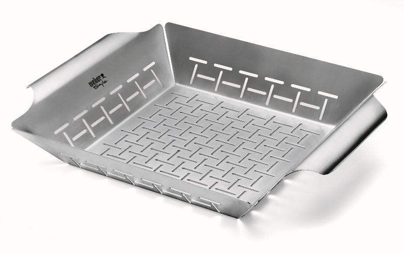 Weber Weber Style Vegetable Basket 6434 Accessory Grill Basket & Topper 077924074882