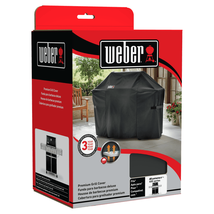 Weber Weber Summit 400 Series Premium Grill Cover 7108 7108 Accessory Cover BBQ 077924032882