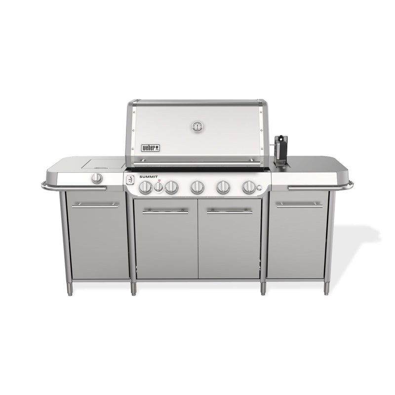 Weber Weber Summit GC38 Grill Center Propane / Stainless Steel 1500091 Freestanding Gas Grill 077924990977