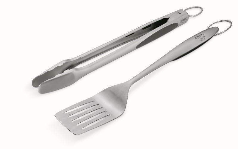 Weber Weber Tool Set Premium SS - Tongs & Spatula 6707 Accessory Tool Set 077924021497