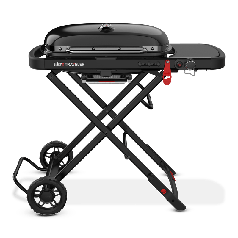 Weber Weber Traveler Portable Propane BBQ Stealth / Propane 9013001 Portable Gas Grill 077924193736