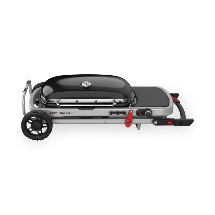 Weber Weber Traveler RV Portable Propane BBQ Propane / Black 9011701 Portable Gas Grill 077924162732