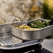 Weber Weber Versatility Expansion Kit Lumin Electric Grill 2x Stainless Steel Warming dishes, 1x Stainless Steel Steam/Smoke Tray, 1x Steam/Smoke Reservoir 6614 6614 Part Other 077924196522