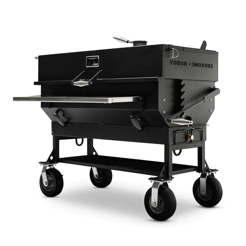 Yoder Smokers Yoder 24x48 Flat-top A45563 Charcoal / Black A45563 Freestanding Charcoal Grill