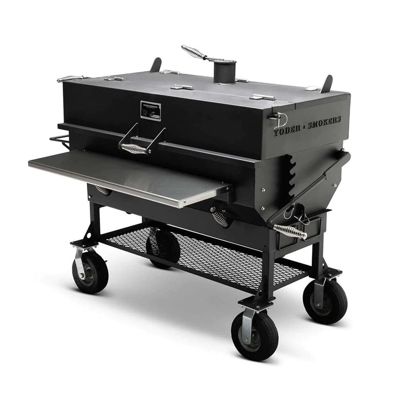 Yoder Smokers Yoder 24x48 Flat-top A45563 Charcoal / Black A45563 Freestanding Charcoal Grill