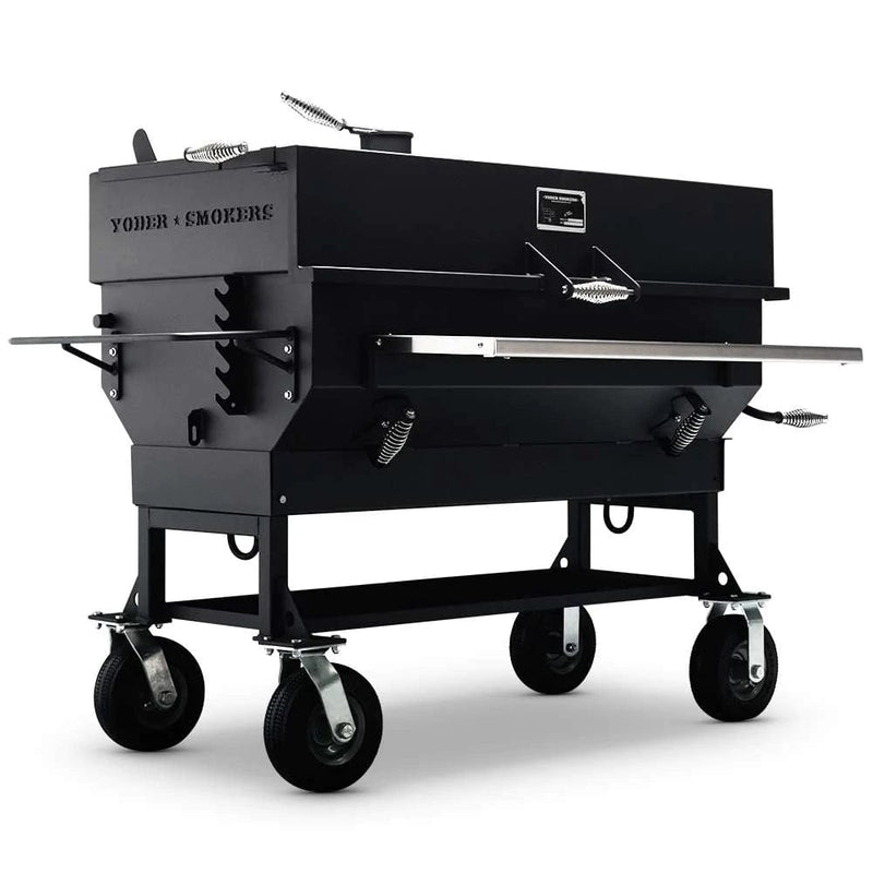 Yoder Smokers Yoder 24x48 Flat-top A45563 Charcoal / Black A45563 Freestanding Charcoal Grill