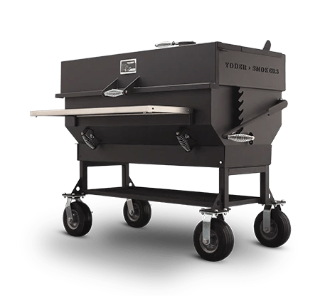 Yoder Smokers Yoder 24x48 Flat-top A45563 Charcoal / Black A45563 Freestanding Charcoal Grill