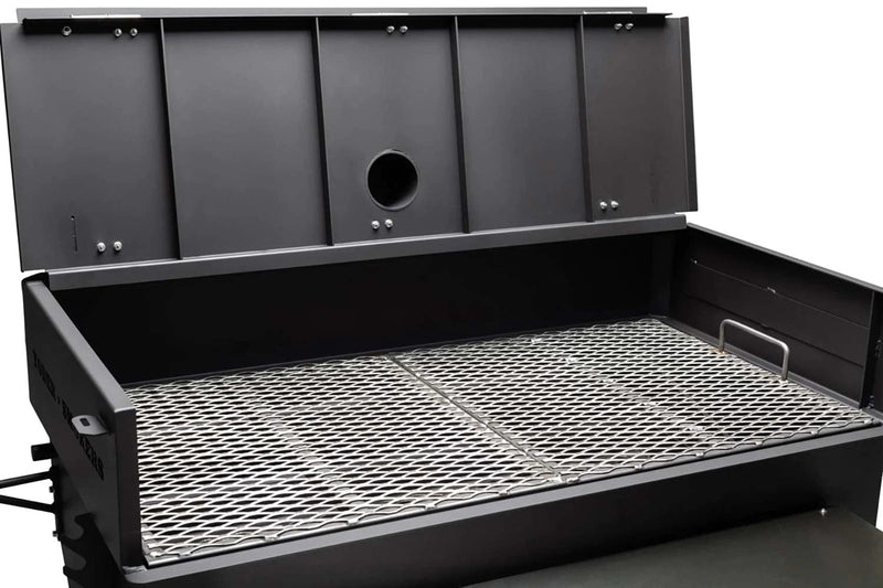 Yoder Smokers Yoder 24x48 Flat-top A45563 Charcoal / Black A45563 Freestanding Charcoal Grill