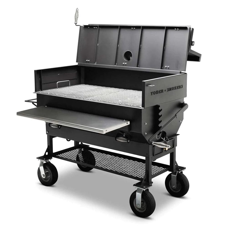 Yoder Smokers Yoder 24x48 Flat-top A45563 Charcoal / Black A45563 Freestanding Charcoal Grill