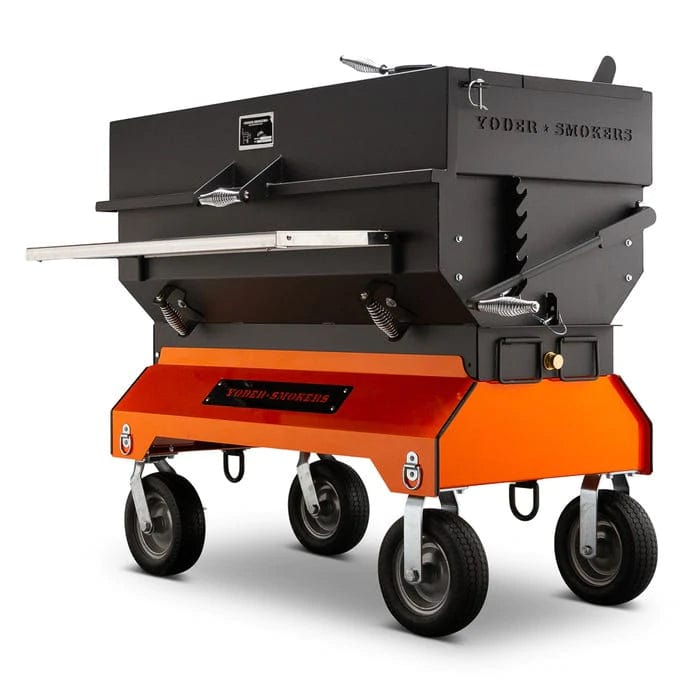 Yoder Smokers Yoder 24x48 Flat-top Competition A48340 Freestanding Charcoal Grill