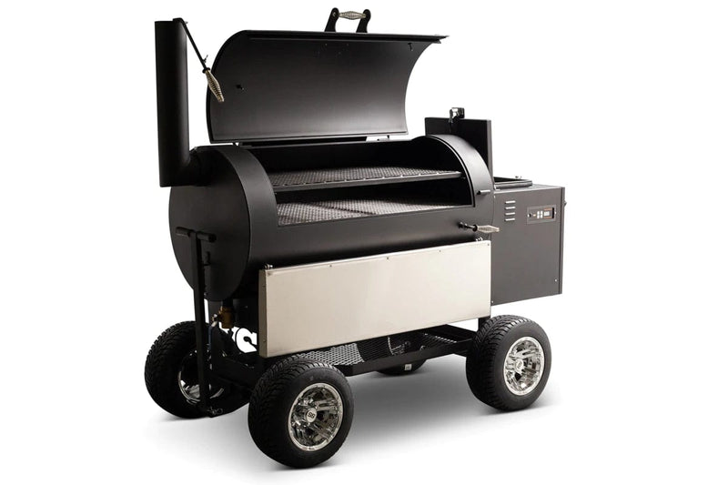 Yoder Smokers Yoder Ys Cimarron Skeleton 9216X44-100 Wood / Black 9216X44-100 Freestanding Pellet Grill