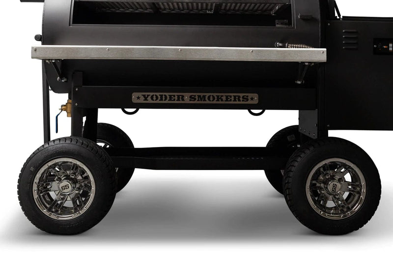 Yoder Smokers Yoder Ys Cimarron Skeleton 9216X44-100 Wood / Black 9216X44-100 Freestanding Pellet Grill