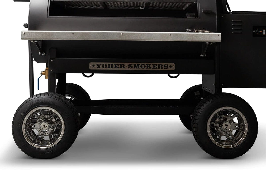 Yoder Smokers Yoder Ys Cimarron Skeleton 9216X44-100 Wood / Black 9216X44-100 Freestanding Pellet Grill